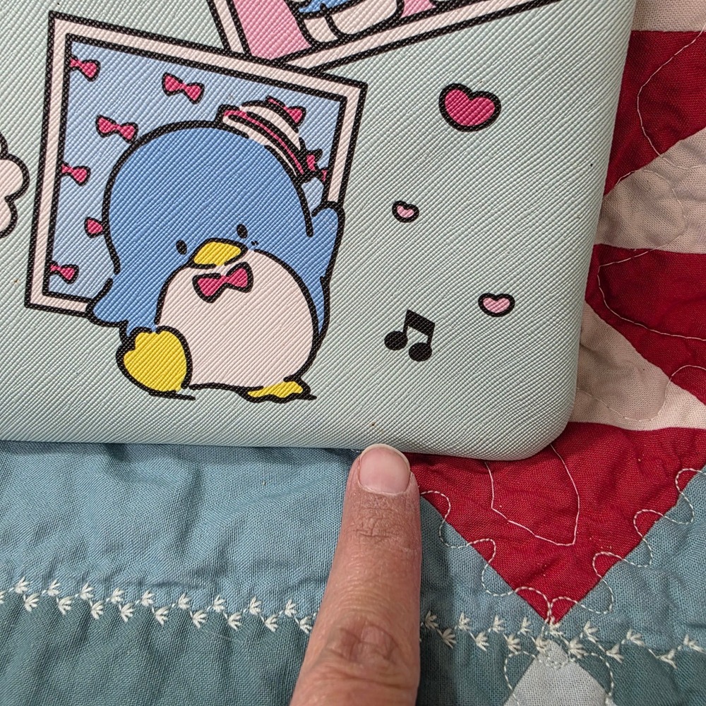 Sanrio Hello Kitty and Friends Blue Zip Bag 2024 Sanrio Pencil Makeup Pouch - Picture 2 of 9